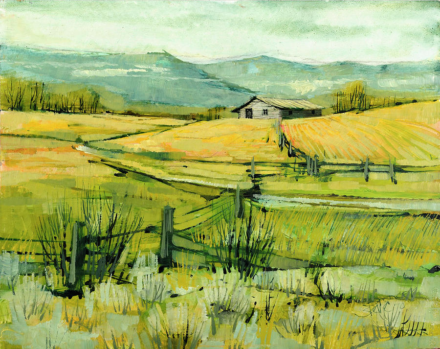 Landscape Painting - Quiet Day by Steve Spencer