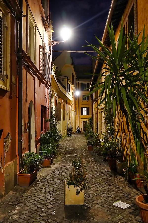 Quiet Evening In A Rione In Rome Italy Photograph by Rick Rosenshein