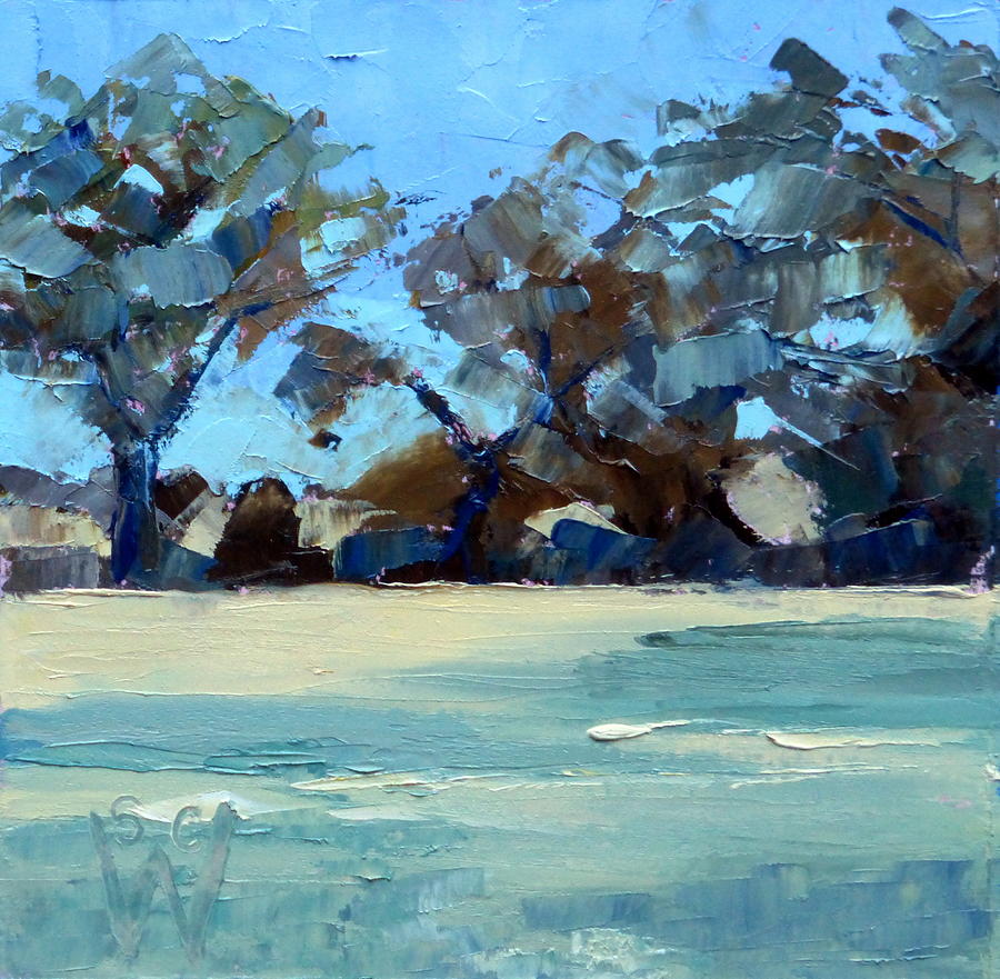Quiet Fields Painting by Susan Woodward