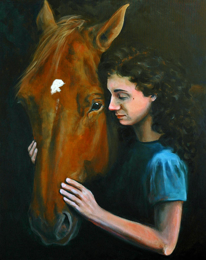 Portrait Painting - Quiet Moment by Suzanne McKee