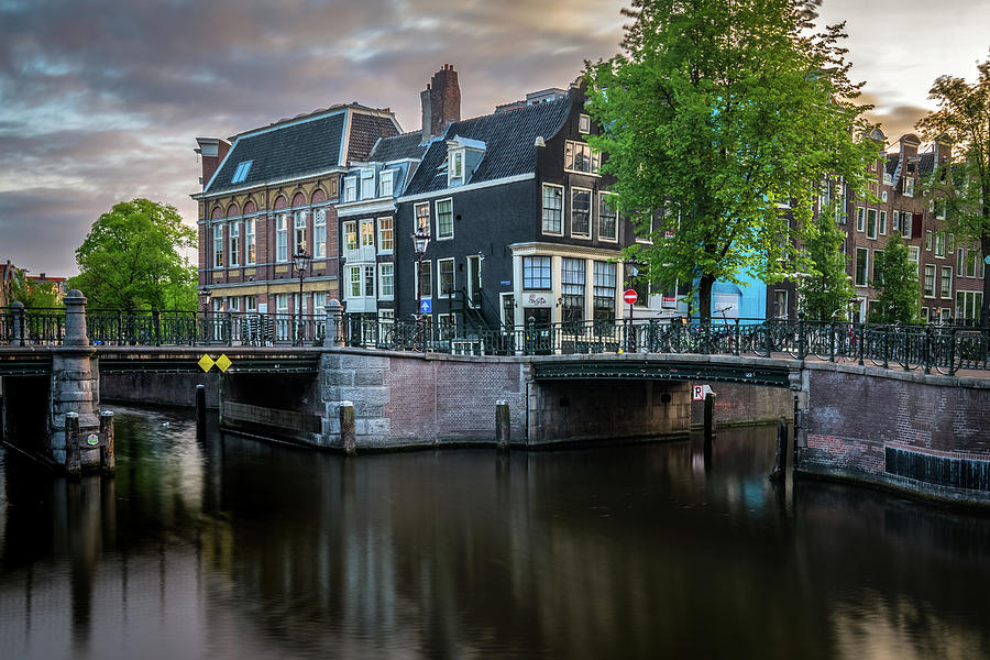 Quiet Morning in Amsterdam Photograph by James Udall