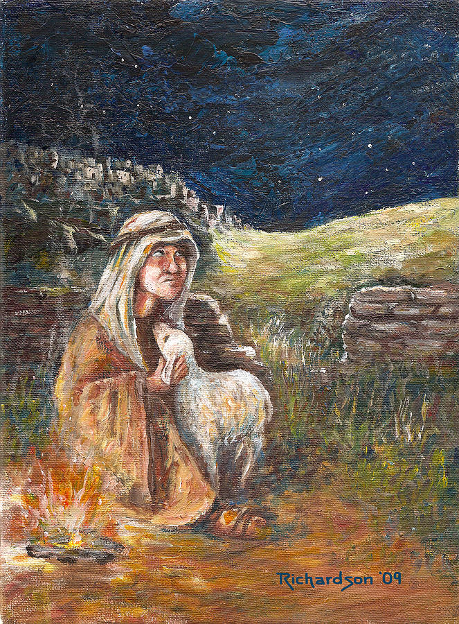 Quiet Night Painting by George Richardson