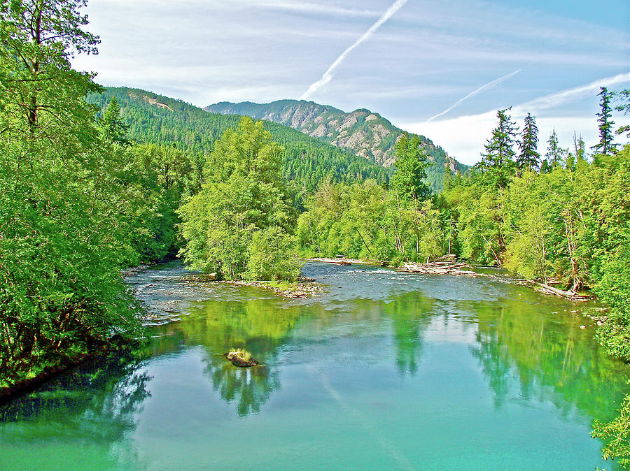 Quiet Place in the Elwha River, Olympic National Park, Washington Photograph by Ruth Hager