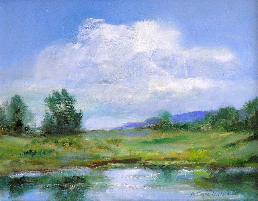 Quiet Reflections Painting by Barbara Couse Wilson