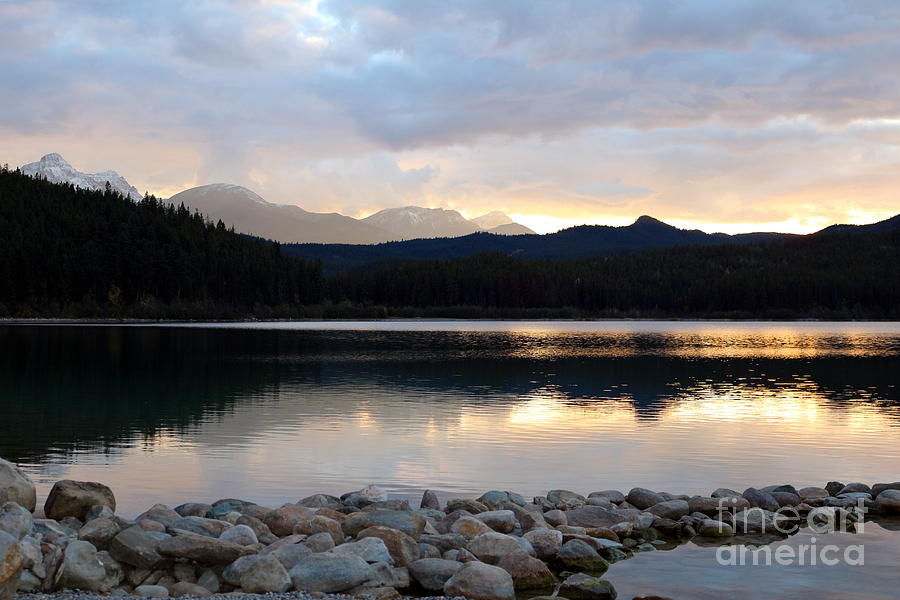 Landscape Photograph - Quiet Reflections On Patricia Lake by Maria Pogoda Landscape Photograph - Quiet Reflections On Patricia Lake by Maria Pogoda