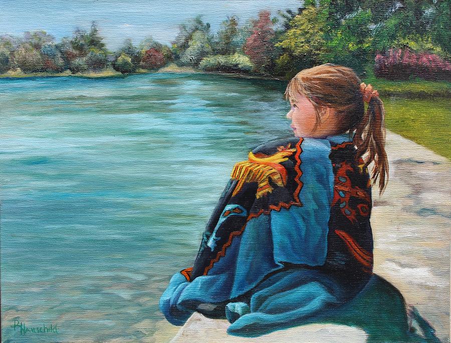 Quiet Time Painting by Rebecca Hauschild