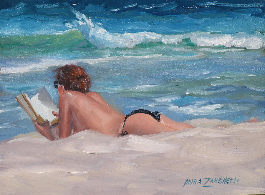Quiet Time Two Painting by Laura Lee Zanghetti