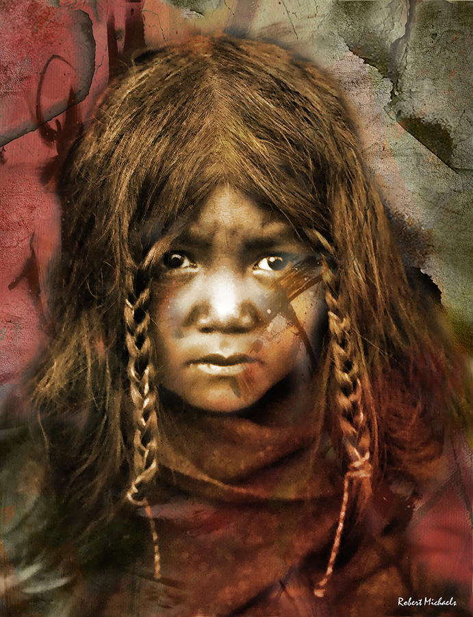 Quilcene Boy-Twana Photograph by Robert Michaels