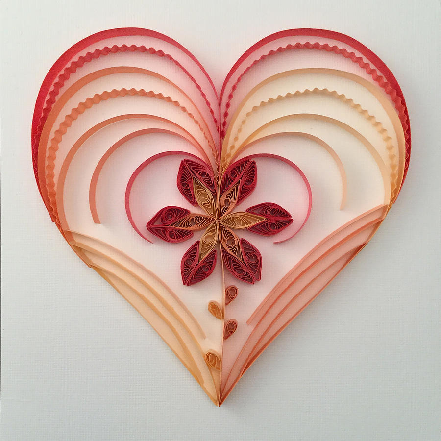 Heart Quilling Pattern