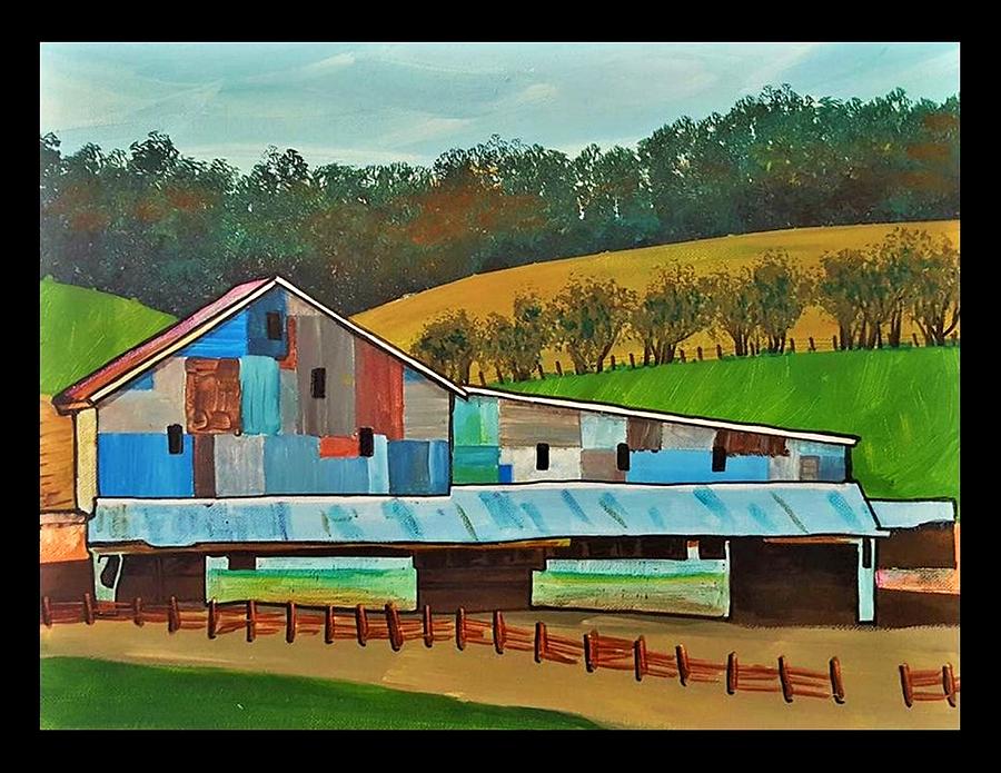 Quilted Barn 1 Painting by Jim Harris
