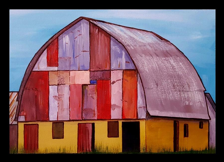Quilted Barn 2 Painting by Jim Harris