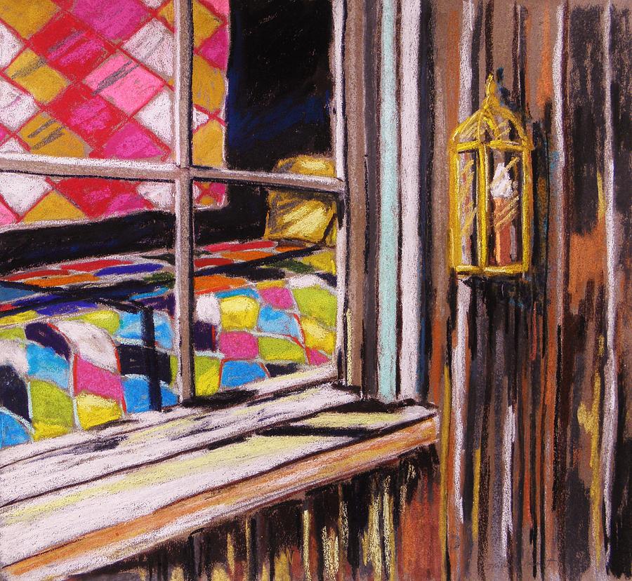 Impressionism Painting - Quilts in the Window by John Williams