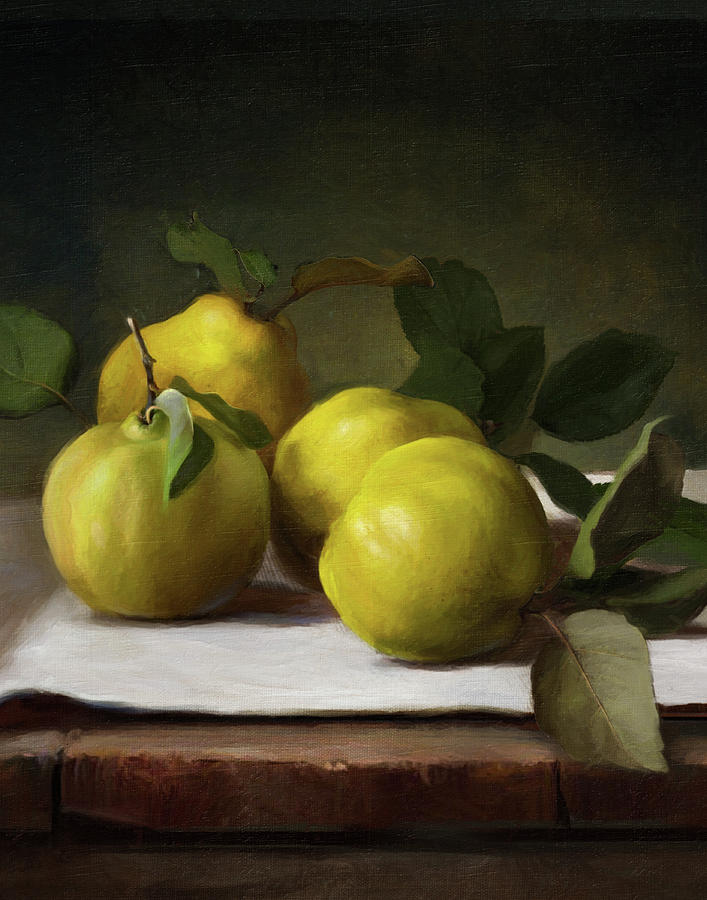 Still Life Painting - Quince by Robert Papp