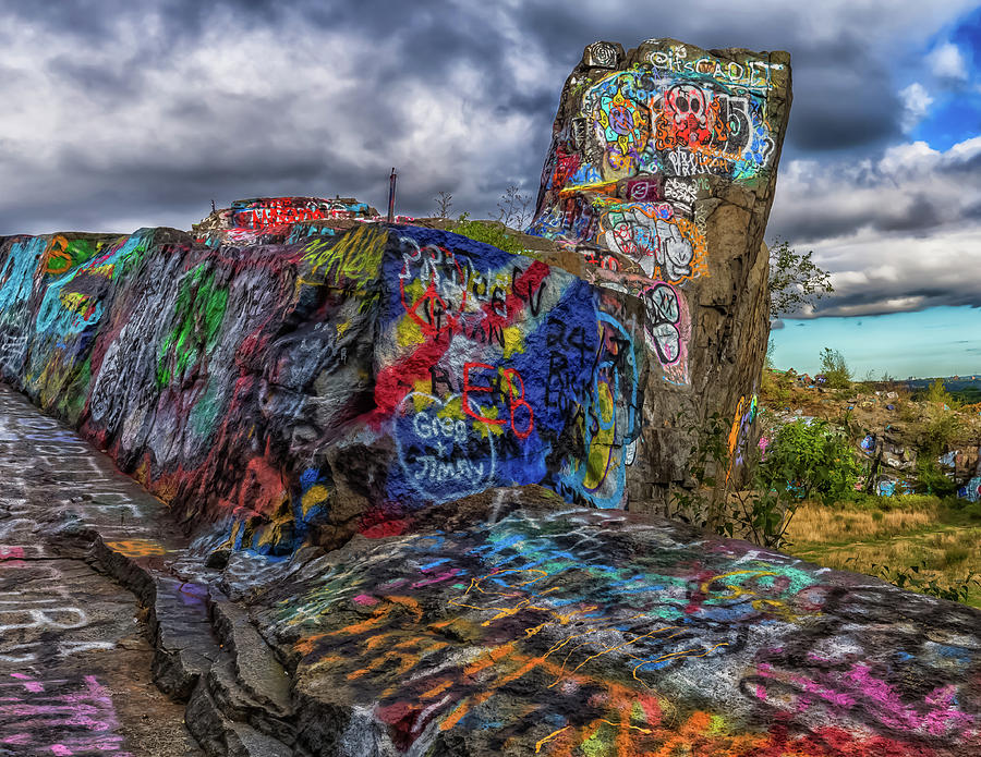 Quincy Quarries Graffiti Photograph by Brian MacLean