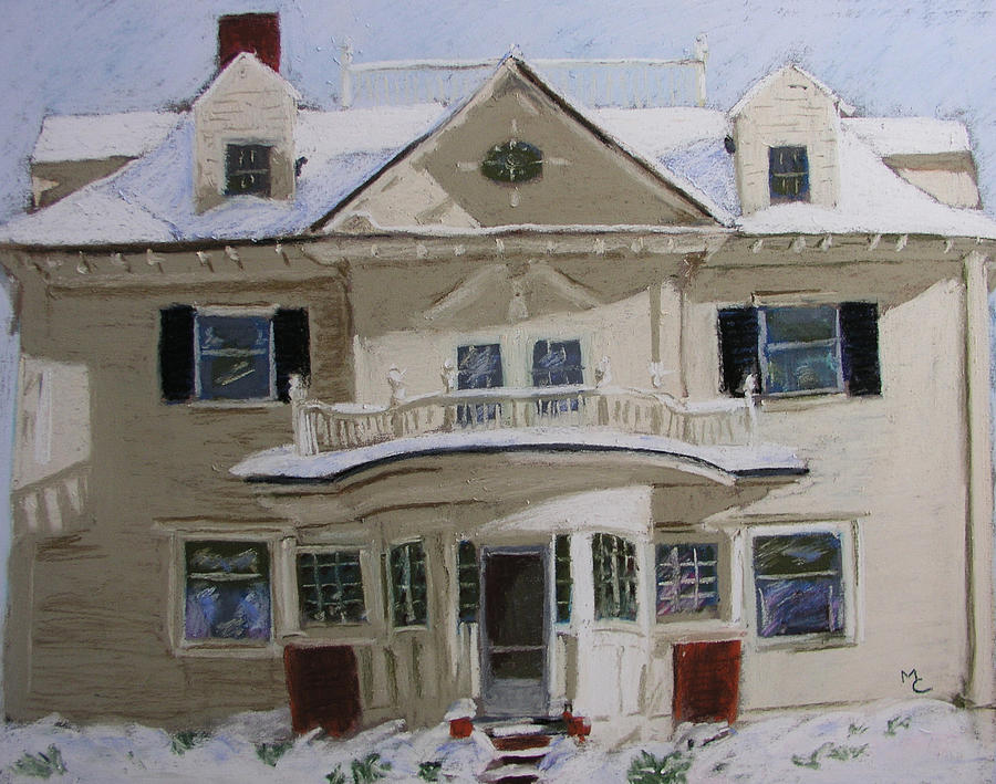 Quincy Street Pastel by Mary Capriole