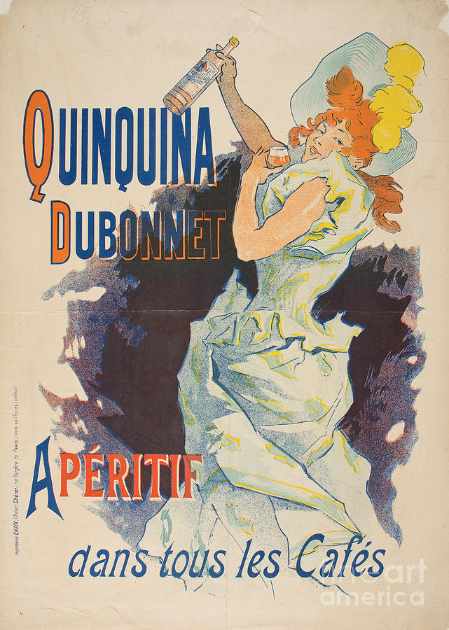 Quinquina Dubonnet Painting by Celestial Images
