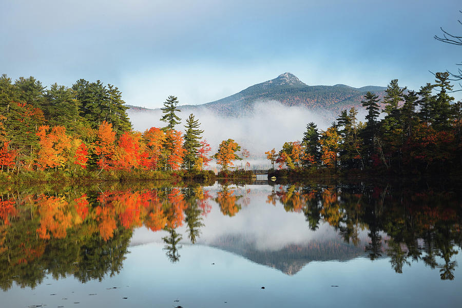 Mount Chocorua Fall Reflection Photograph by Robert Clifford Mount Chocorua Fall Reflection Photograph by Robert Clifford