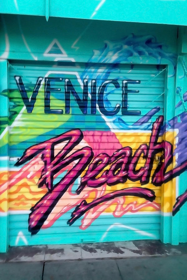 Quirky Venice Beach Photograph by Art Block Collections
