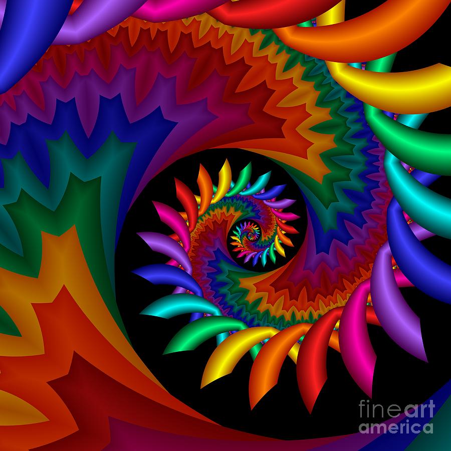 Abstract Digital Art - Quite Different Colors -17- by Issa Bild