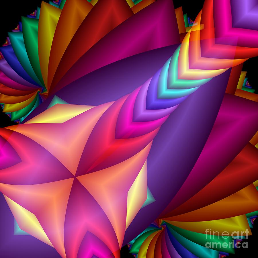 Abstract Digital Art - Quite In Different Colours -15- by Issa Bild