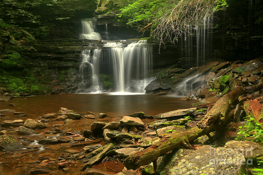 R B Ricketts Waterfall Photograph by Adam Jewell