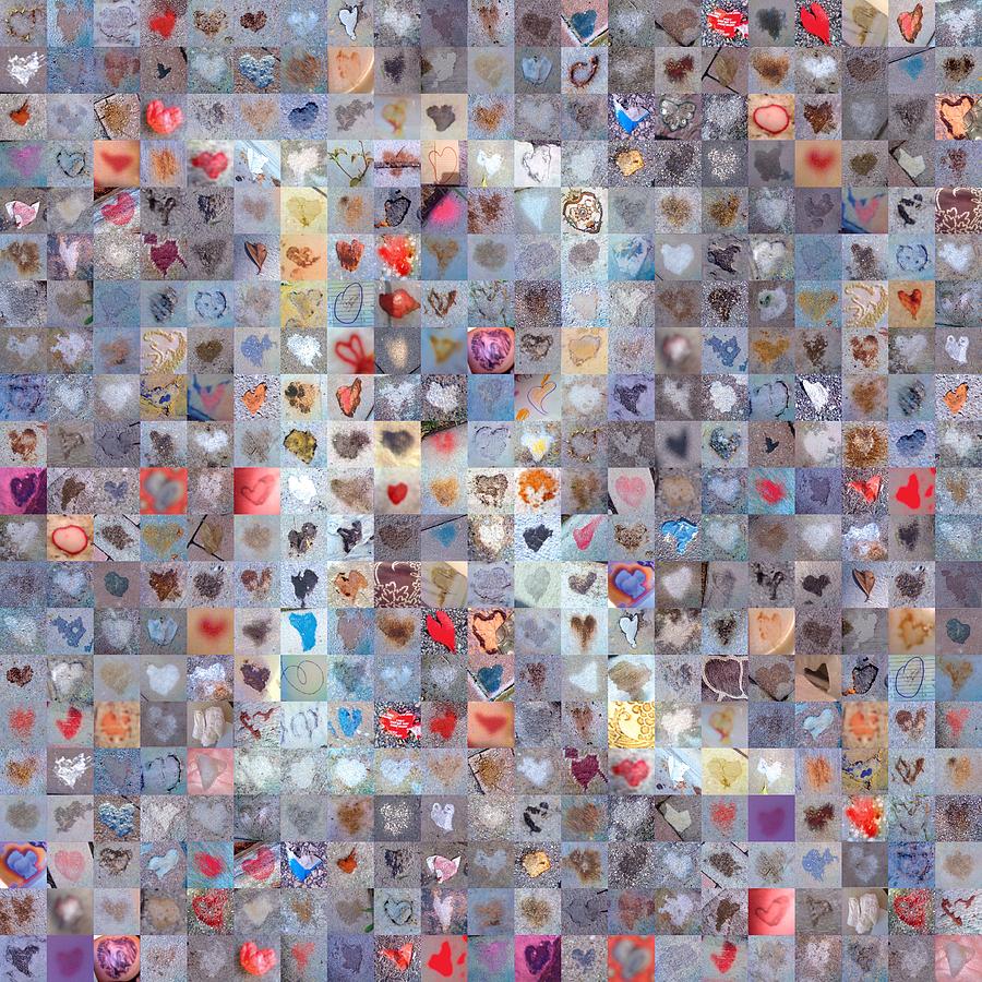 R in Confetti Digital Art by Boy Sees Hearts