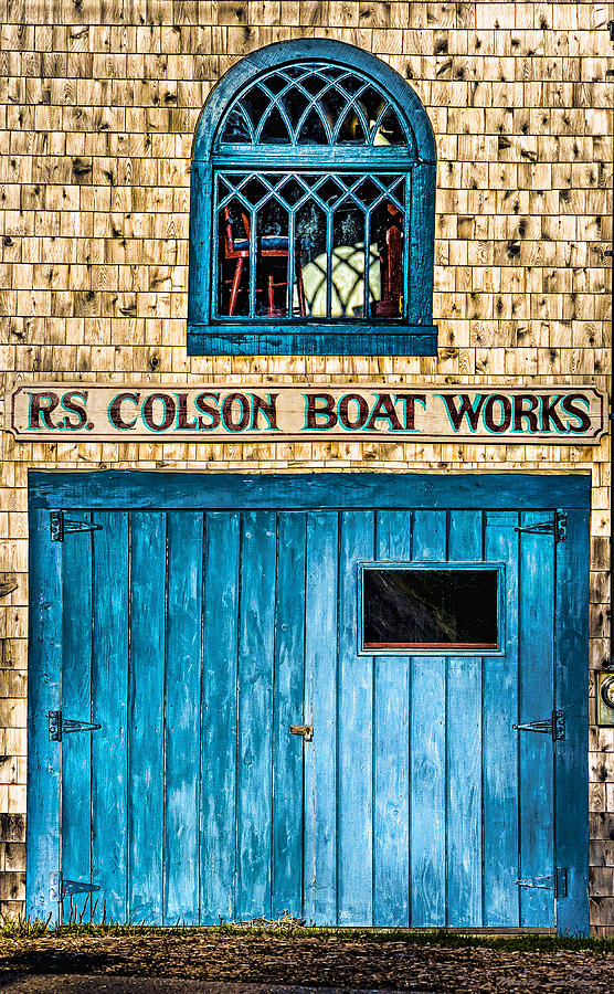 Architecture Photograph - R S Colson Boat Works 2 by Marty Saccone