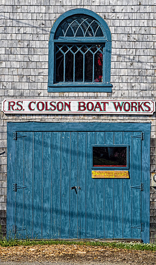 R S Colson Boat Works 4 Photograph by Marty Saccone