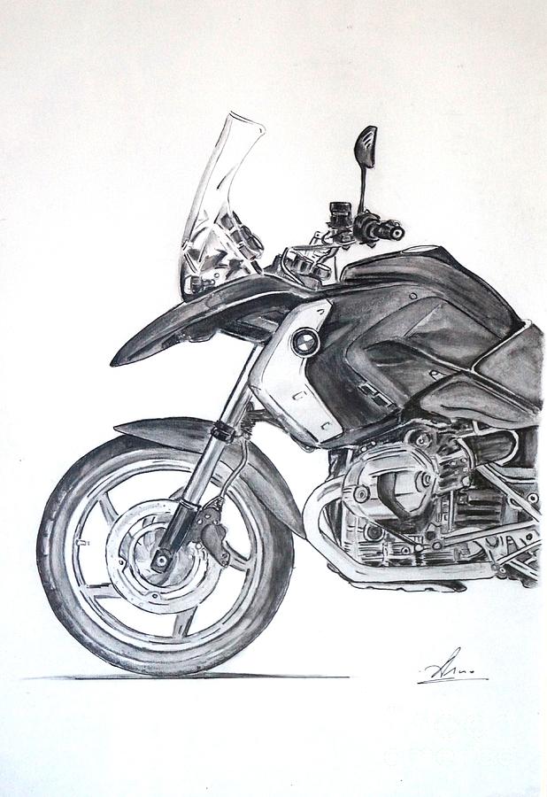 Desenho de BMW gs 120 para colorir