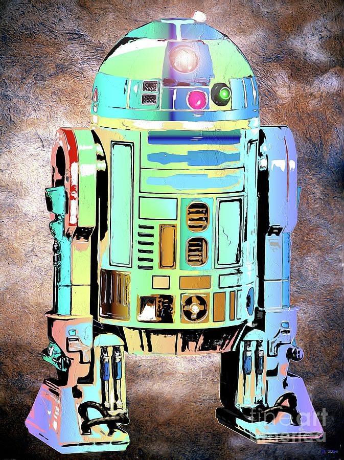 R2d2 Painting by Daniel Janda Fine Art America