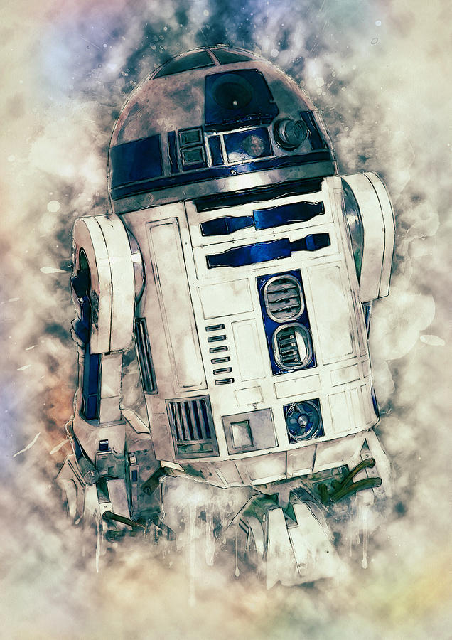 R2d2 Digital Art - R2-d2 by Zapista Zapista R2d2 Digital Art - R2-d2 by Zapista Zapista