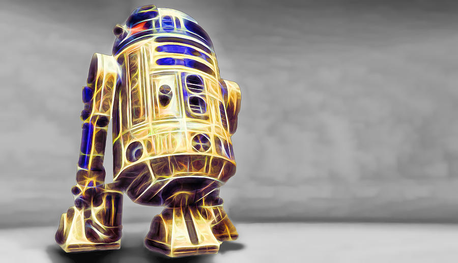 R2 Feeling Happy Digital Art by Scott Campbell