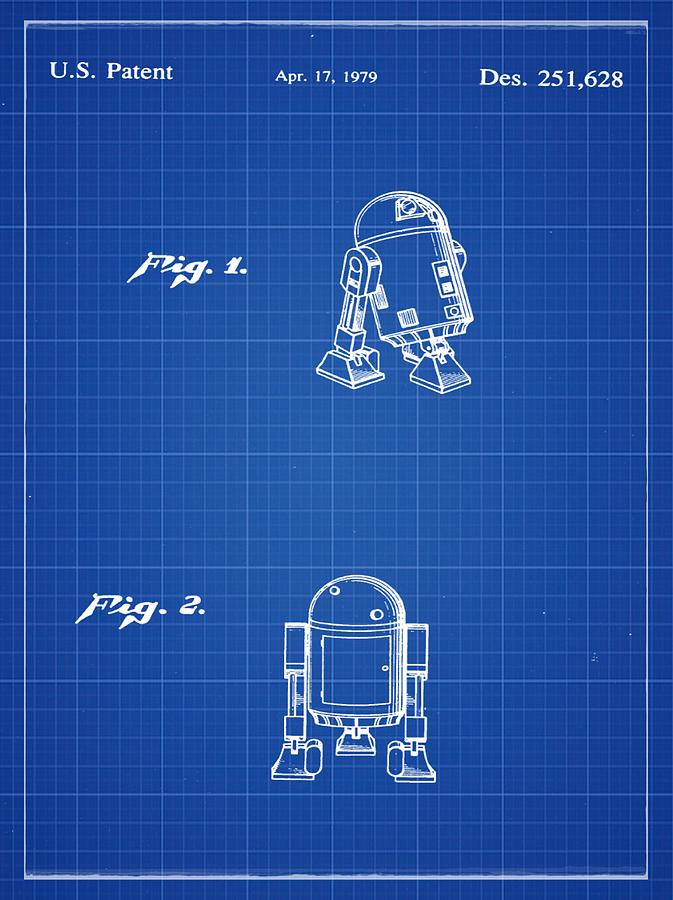 R2D2 Patent 1979 Photograph by Bill Cannon
