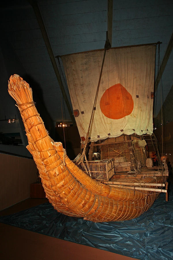 Ra II Raft in Kon-Tiki Museum Photograph by Aivar Mikko