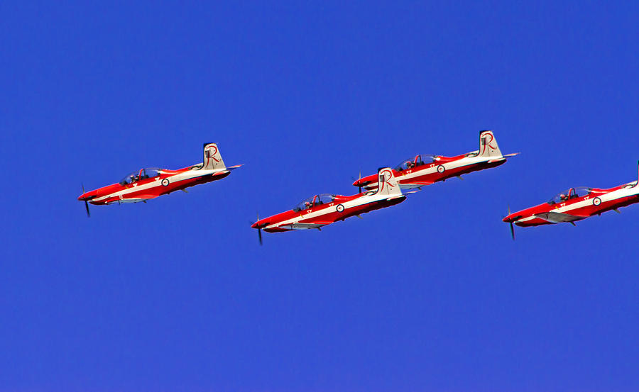 Roulettes Photograph - RAAF Roullettes Fly Close by Miroslava Jurcik