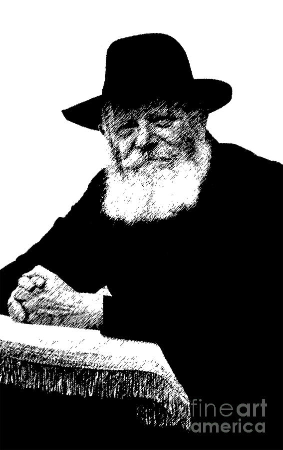 Its A Segulah - Rabbi Menachem Schneerson - Lubavitcher Rebbe  Photograph by Doc Braham
