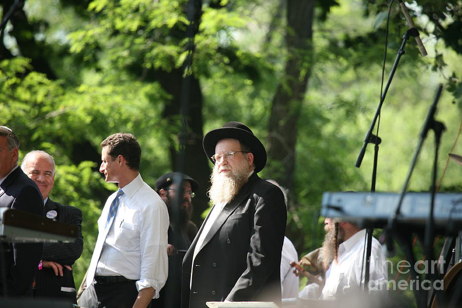 Central Park Photograph - Rabbi NYC  by Chuck Kuhn