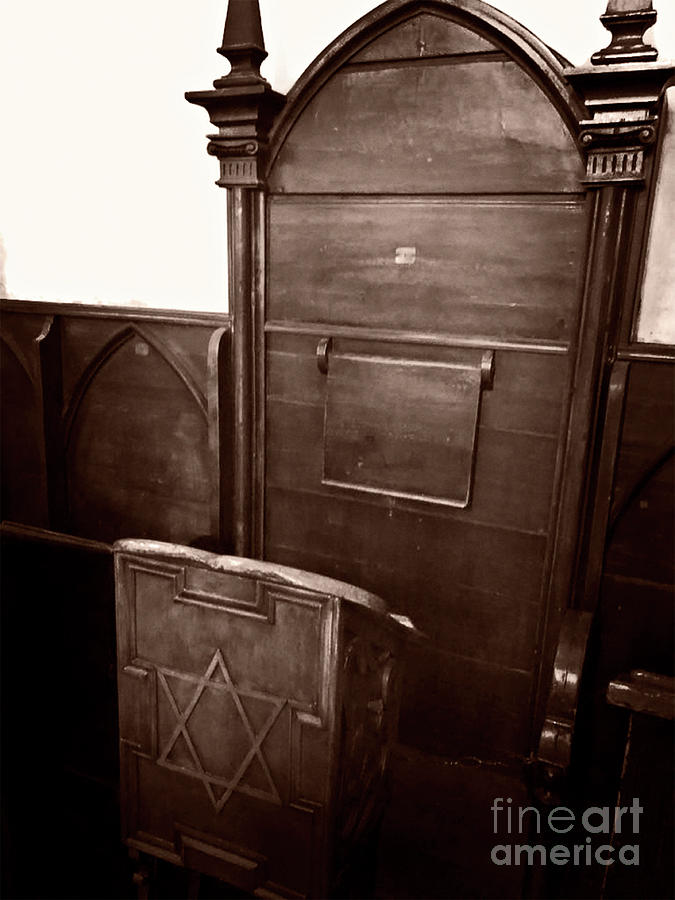 Rabbis Chair Photograph by Doc Braham