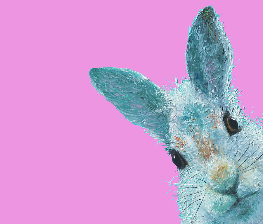 Rabbit Eyes Painting by Jan Matson