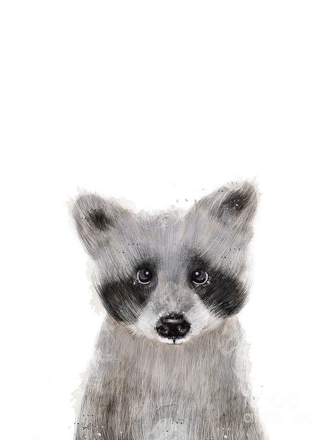 Nature Painting - Raccoon by Bri Buckley