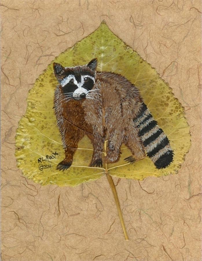 Wildlife Painting - Raccoon by Ralph Root