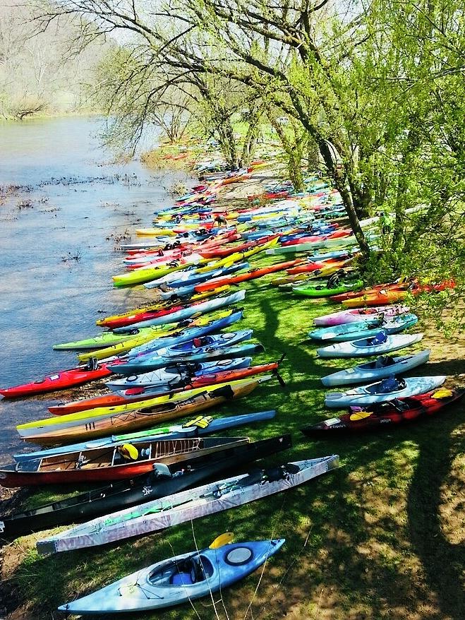 Race Day Greenbrier River WV Photograph by Nicki Clark