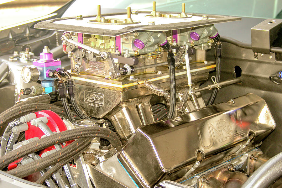 Race engine Photograph by Darrell Foster