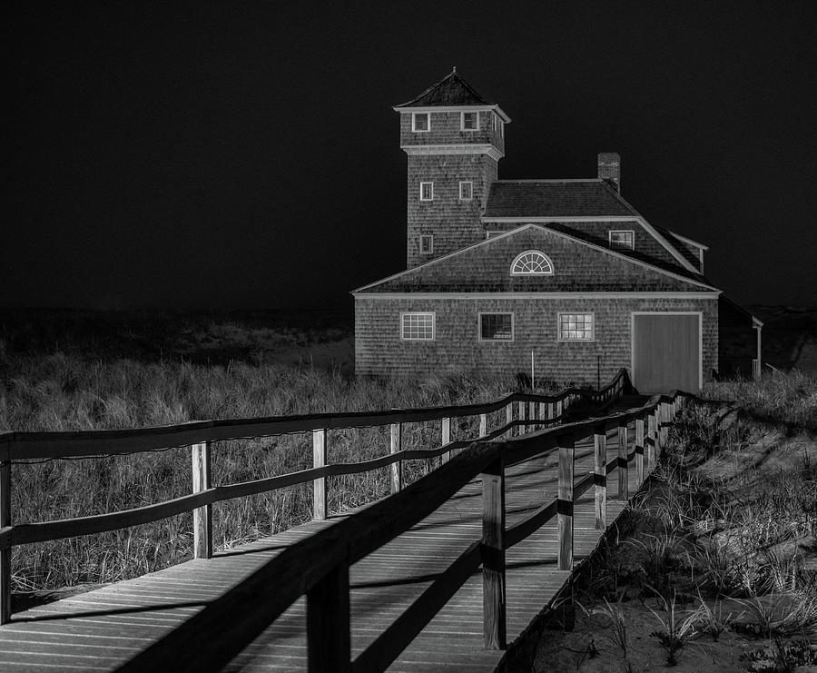 Race Point Beach Life Saving Station Photograph by Hershey Art Images