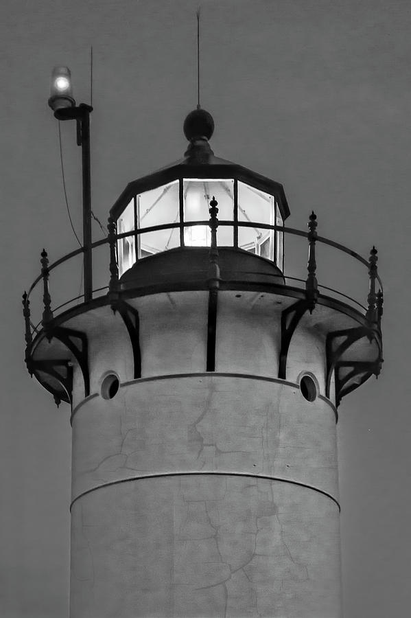 Race Point Lighthouse New England BW Photograph by Susan Candelario