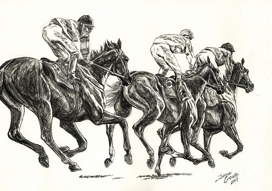 Races Drawing by Jana Goode
