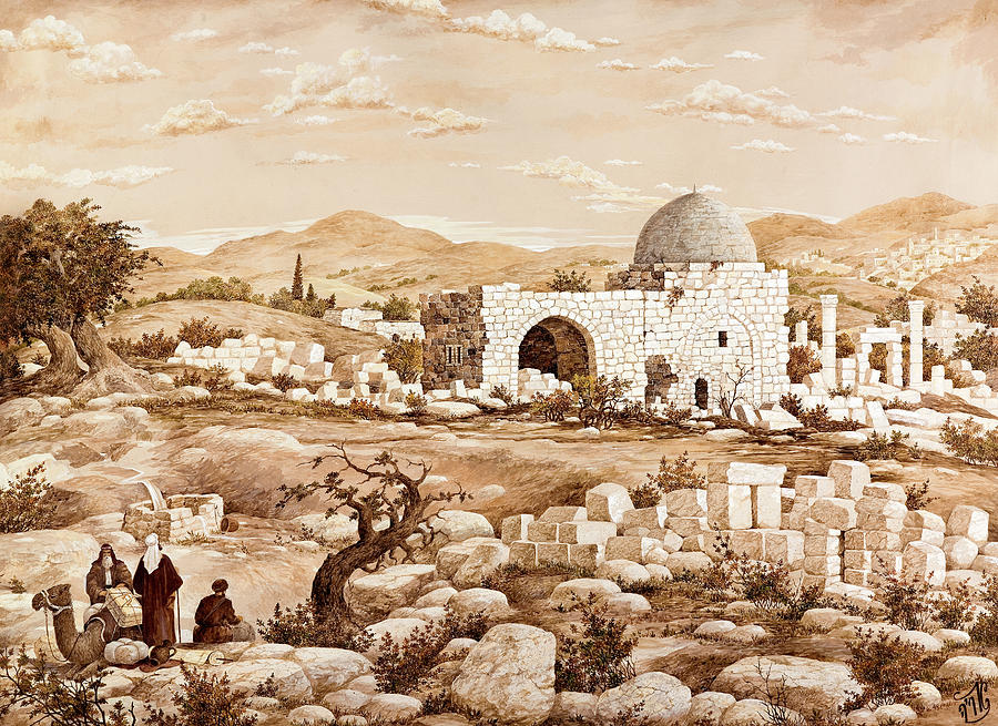 Tomb of Rachel shops Canvas Art