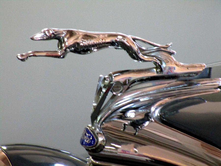 Racing Hood Ornament Photograph by Randall Weidner