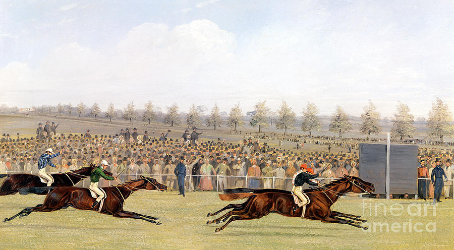 Sports Painting - Racing Scene by Henry Thomas Alken