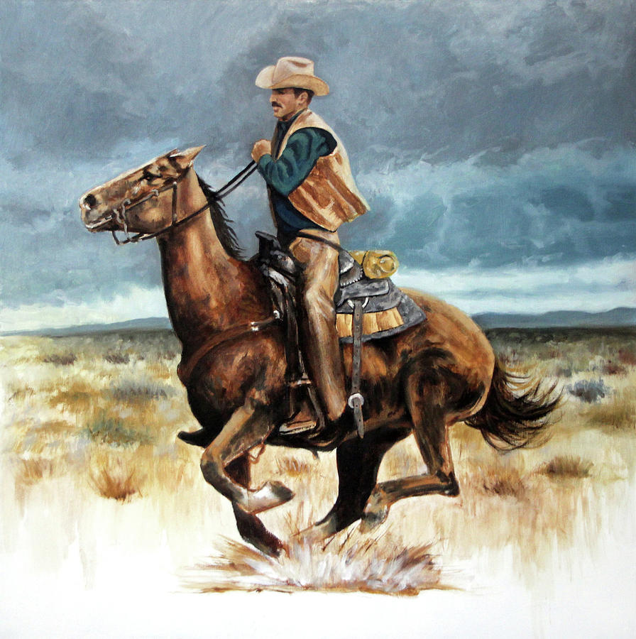 Racing the Storm Painting by Murry Whiteman